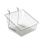 Azar Displays 8"H Sloped Chrome Wire Basket, PK2 300623 - alternate 1